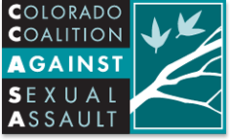 Colorado Coalition Against Sexual Assault logo
