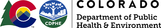 Colorado Department of Public Health and Environment logo